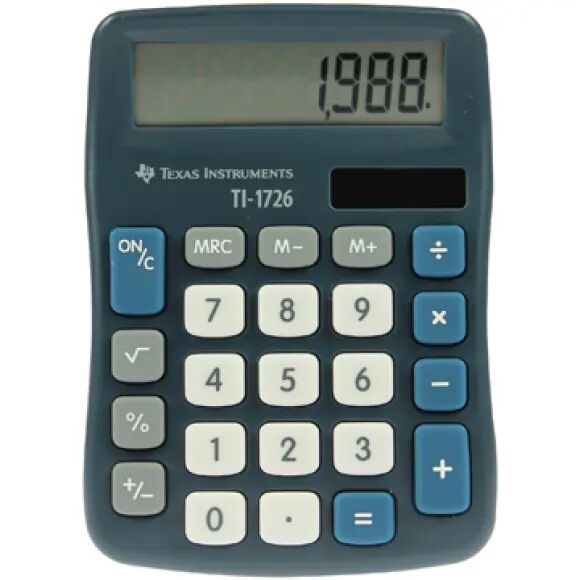 TEXAS Instruments Rekenmachine Ti1726 Solar 8 Cijfers