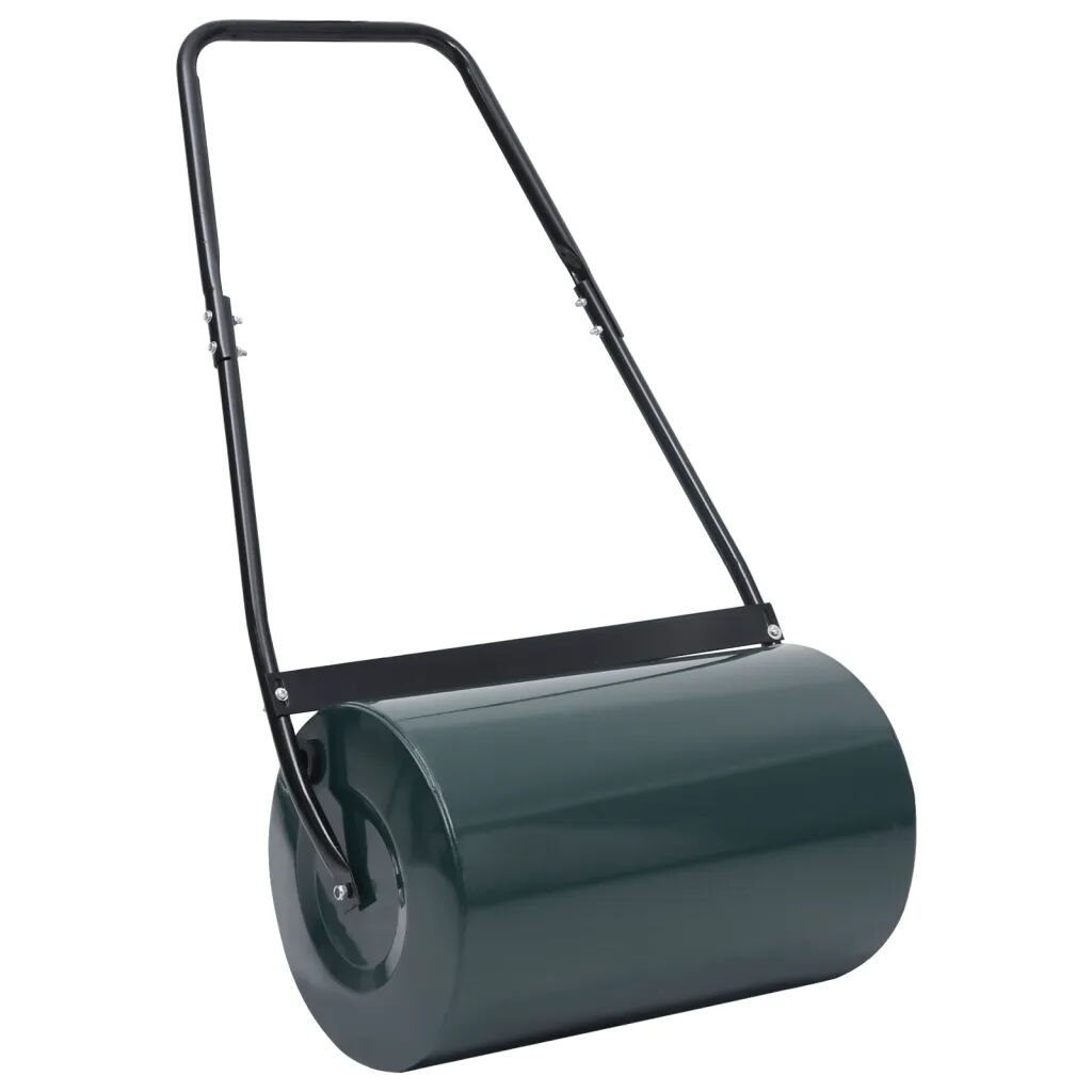 vidaXL Gazonroller 50 L 63 cm groen en zwart