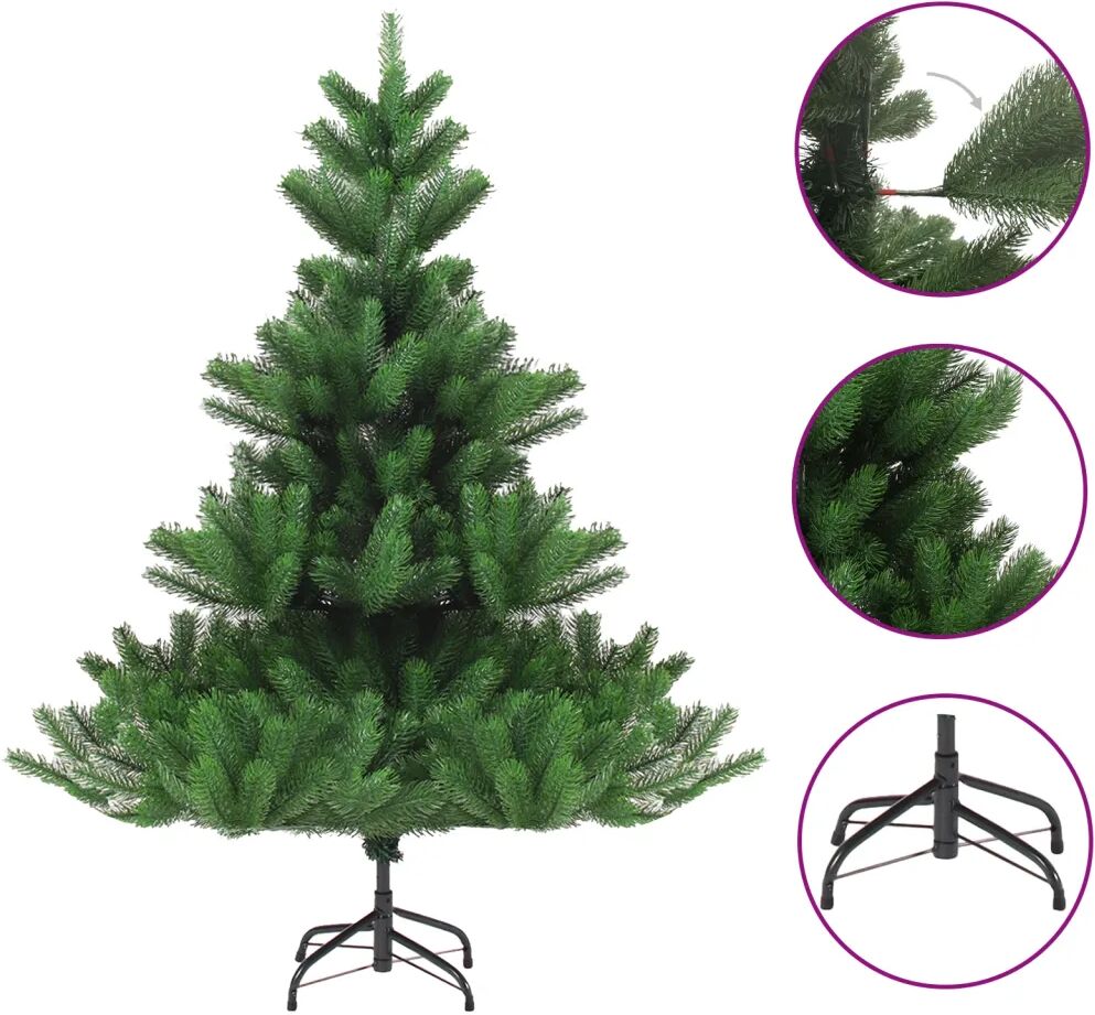 vidaXL Kunstkerstboom Nordmann 210 cm groen