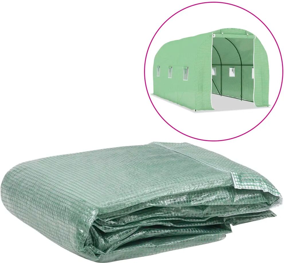 vidaXL Kashoes vervangend (9 m²) 200x450x200 cm groen