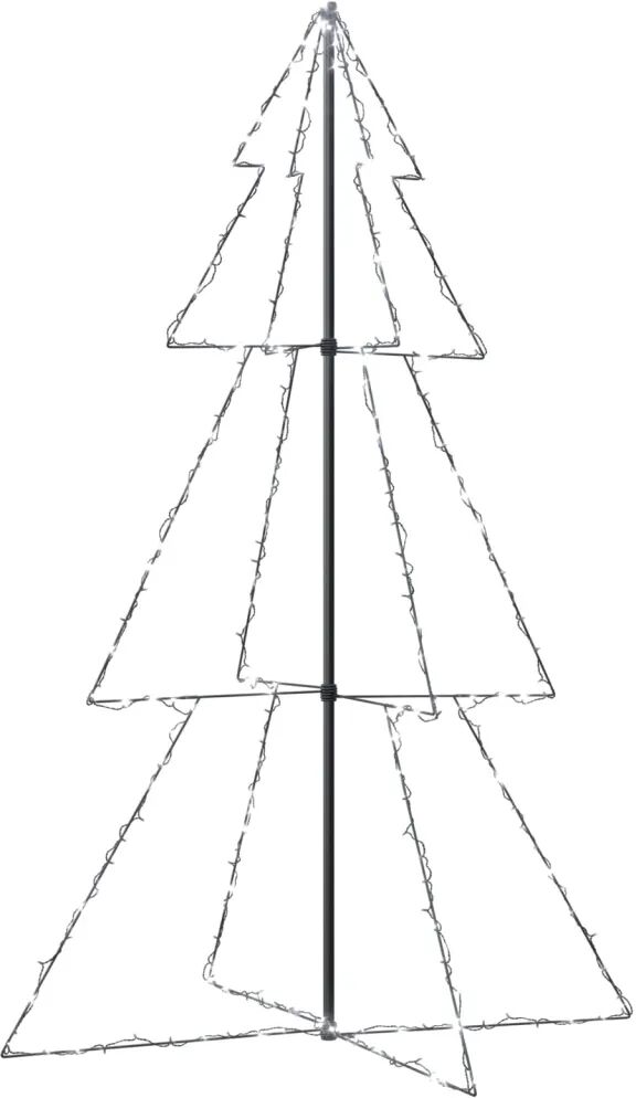 vidaXL Kegelkerstboom 240 LED's binnen en buiten 118x180 cm