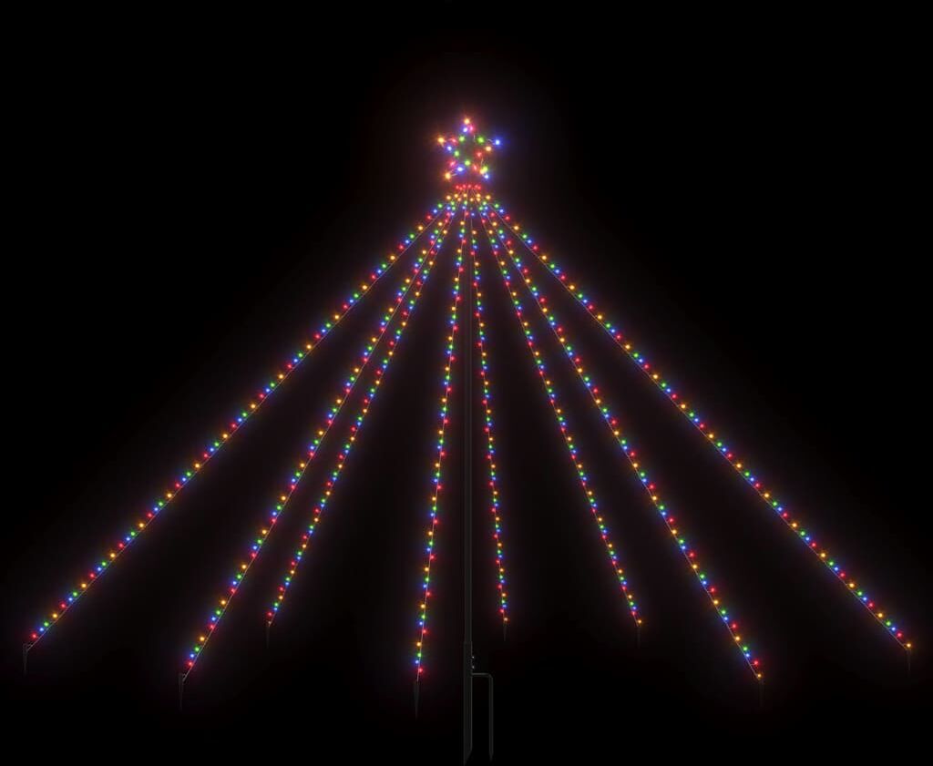 vidaXL Kerstboomverlichting 400 LED's binnen/buiten 2,5 m meerkleurig