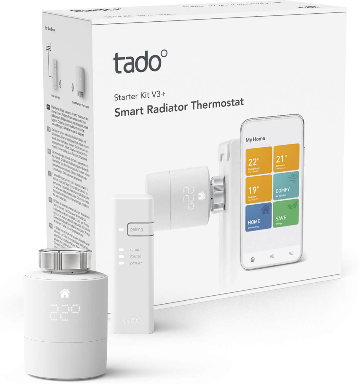 Tado° Slimme Radiatorknop Starterskit (V3+)