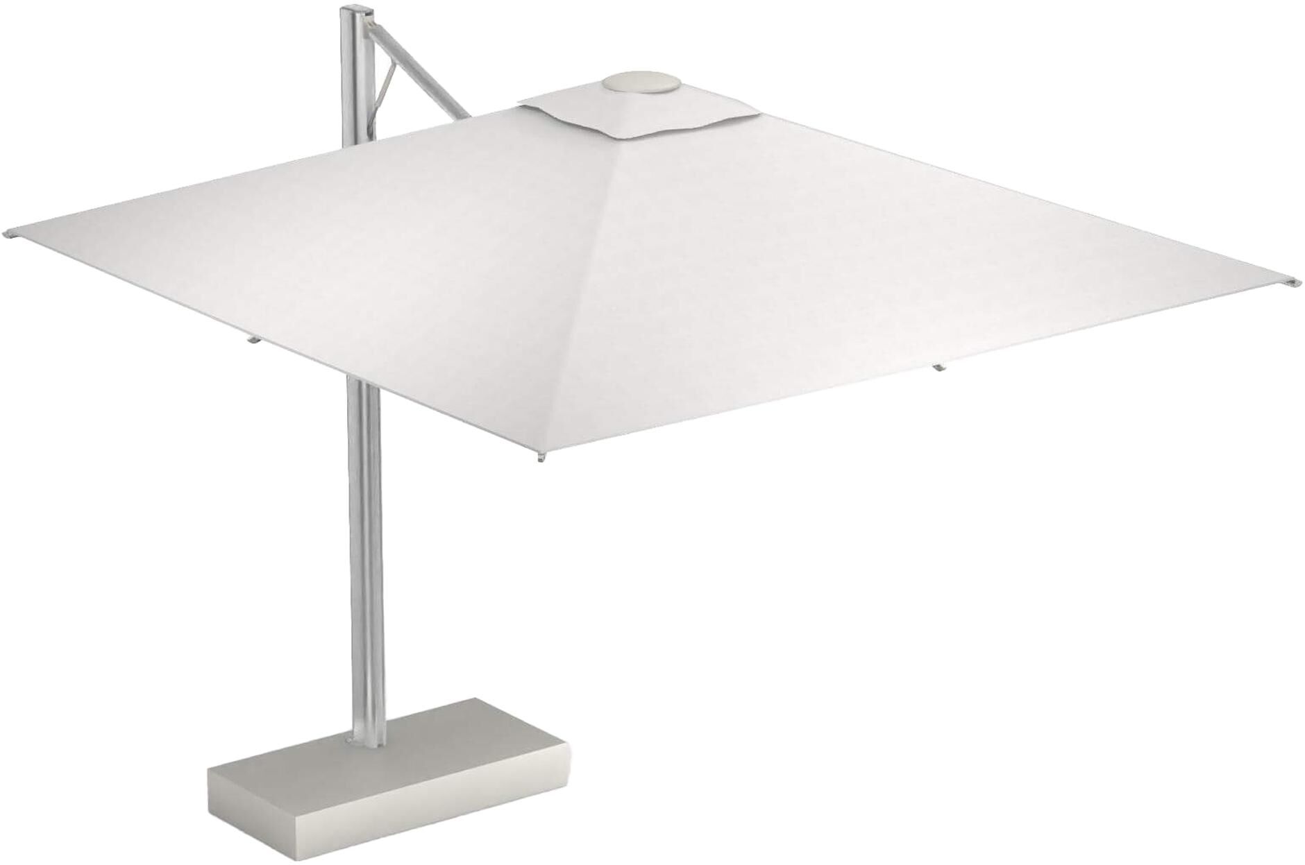 Emu Shade Pro parasol 303x323 aluminium white