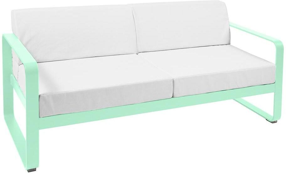 Fermob Bellevie 2-zits loungebank kussen wit Opaline