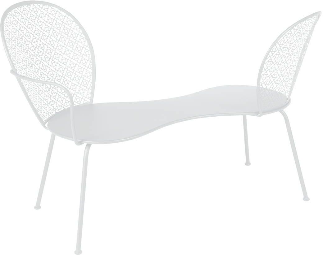 Fermob Lorette Conversation Bench tuinbank Cotton White