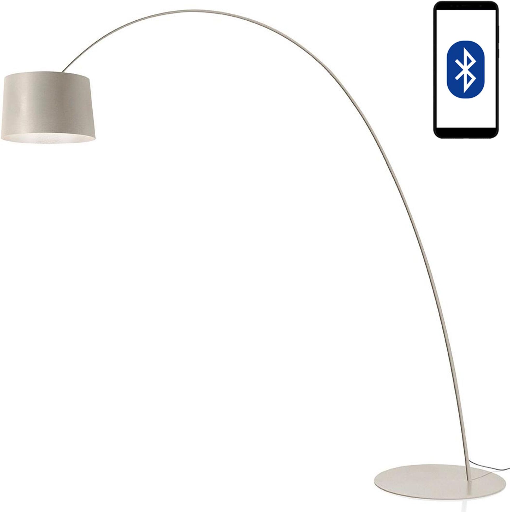 Foscarini Twiggy Elle booglamp Mylight LED greige