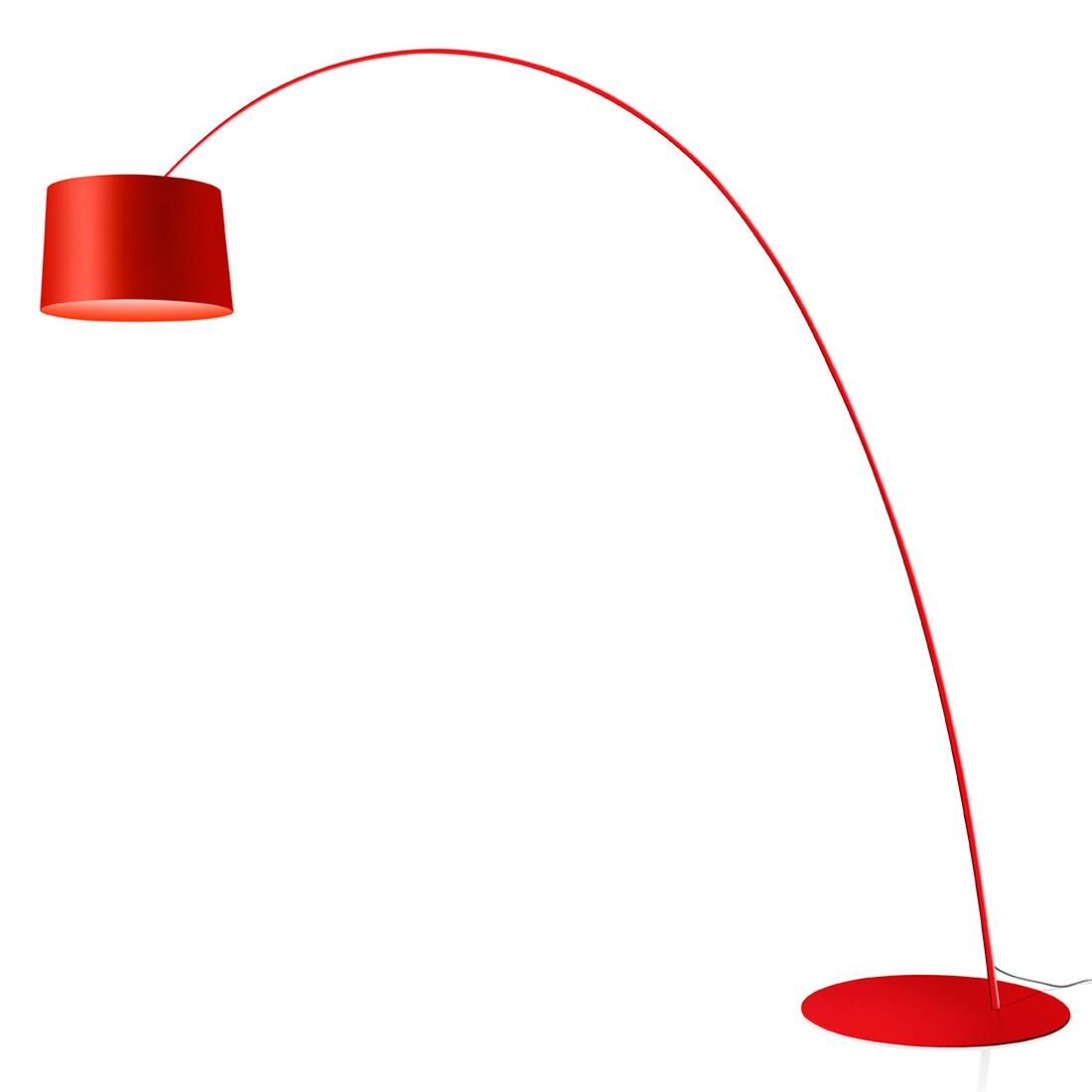 Foscarini Twiggy Elle booglamp LED cremisi