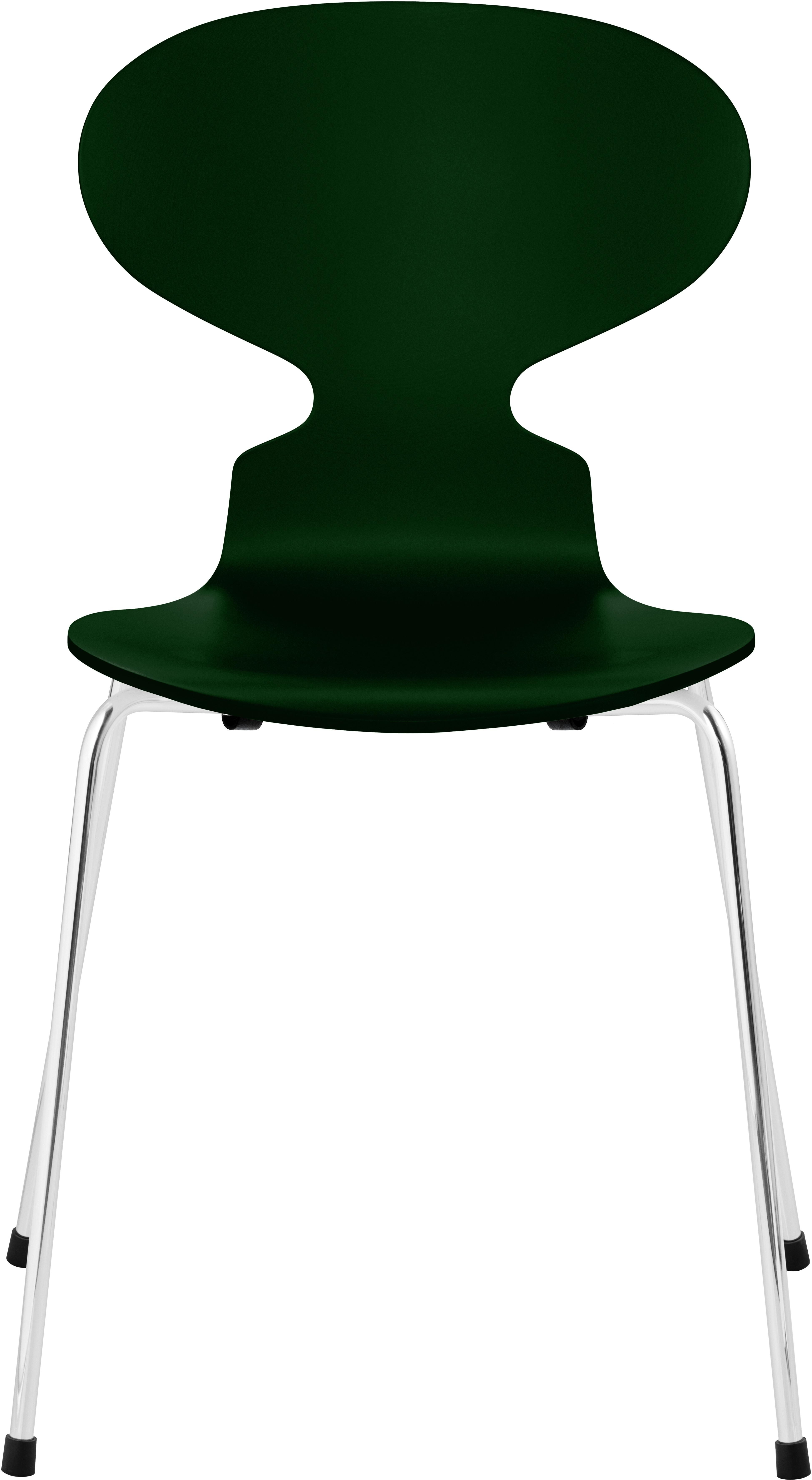 Fritz Hansen Ant eetkamerstoel chroom eiken evergreen