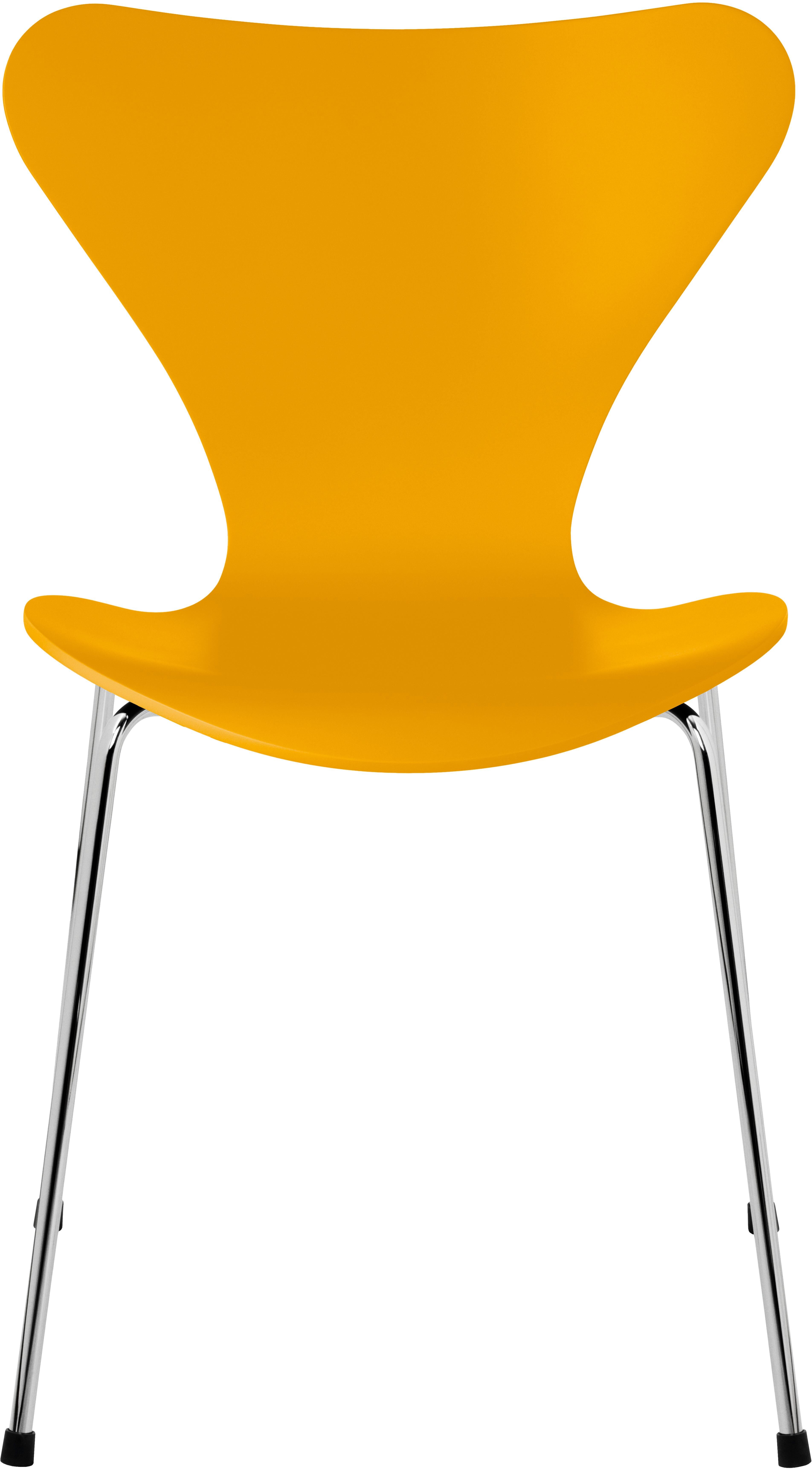 Fritz Hansen Vlinderstoel eetkamerstoel chroom eiken true yellow