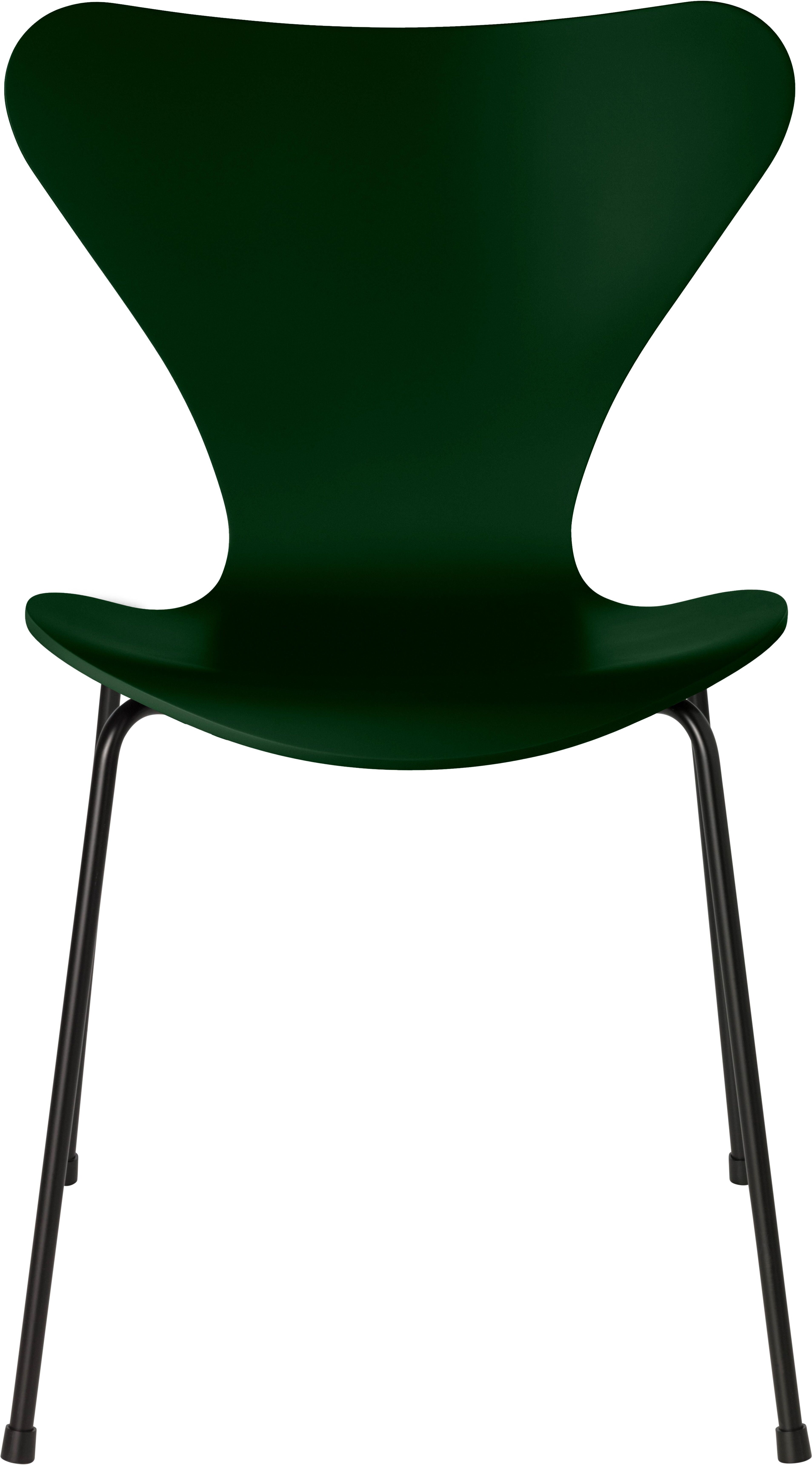 Fritz Hansen Vlinderstoel eetkamerstoel zwart eiken evergreen