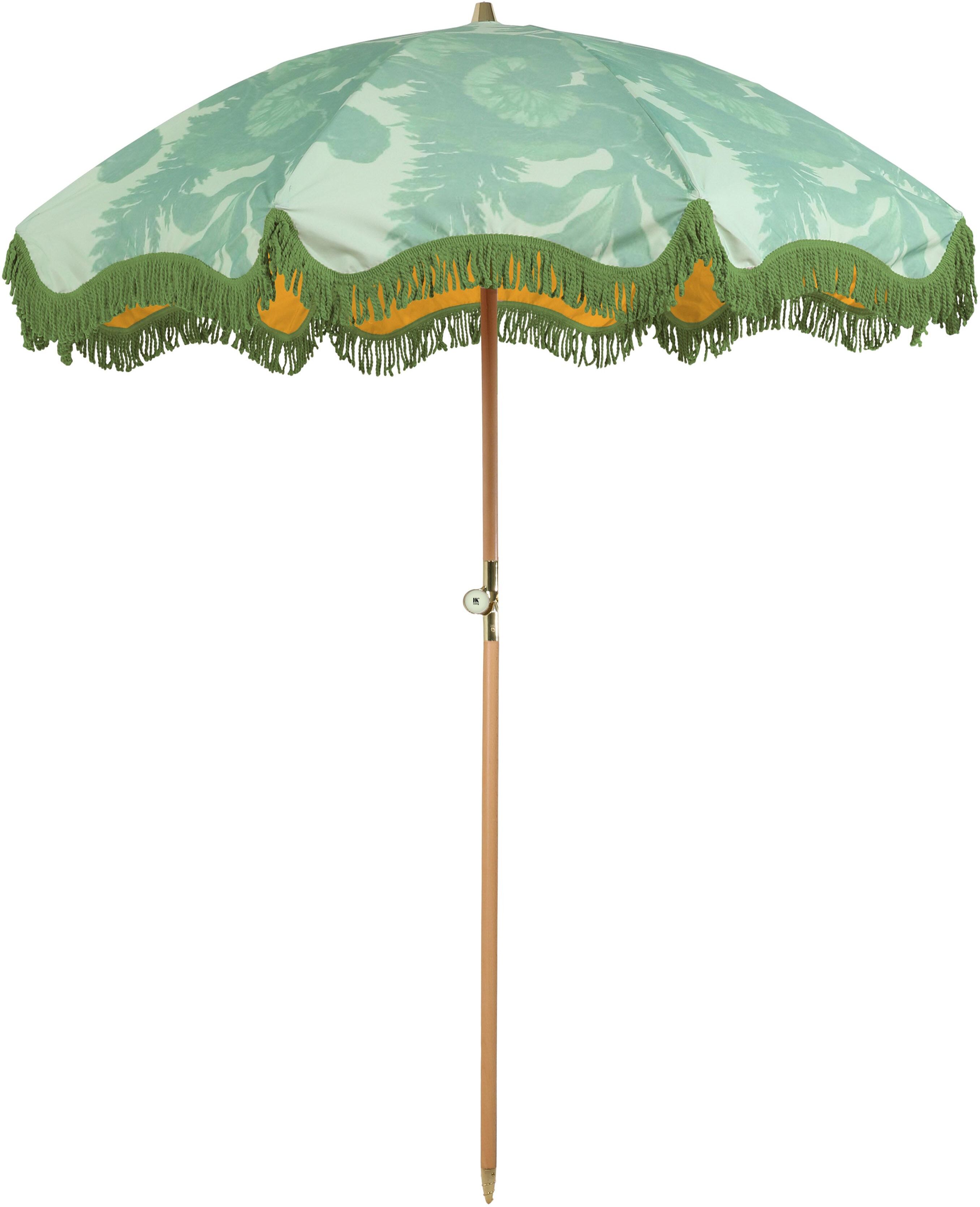 HKliving Beach parasol floral pistachio