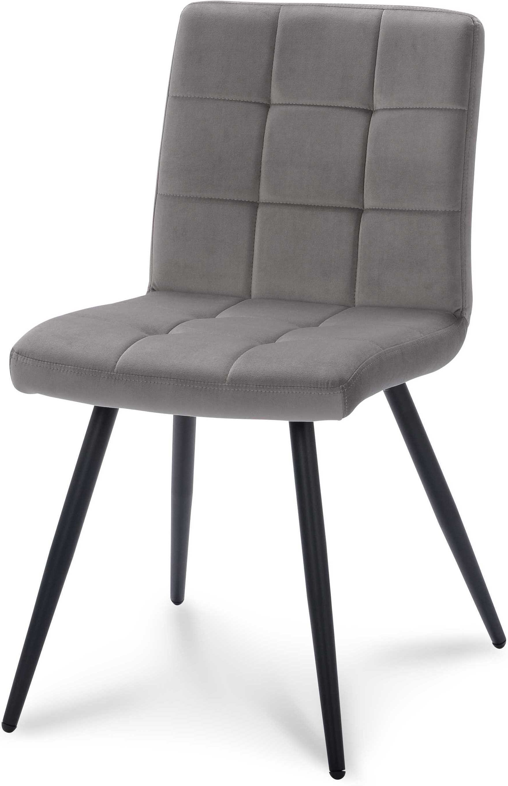 Livingstone Design Louise eetkamerstoel Velvet Grey