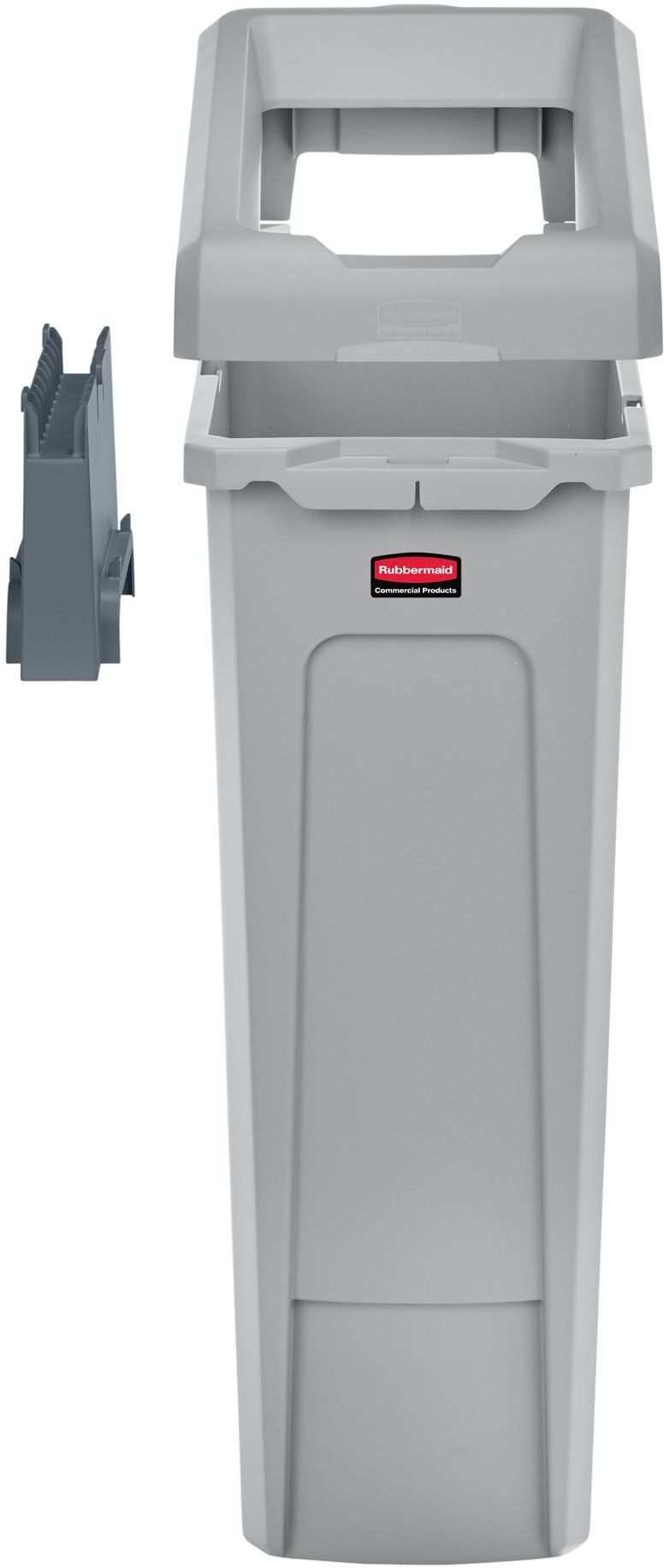 Rubbermaid Slim Jim Recyclingstation Starterset, Rubbermaid, model: VB 239607, grijs