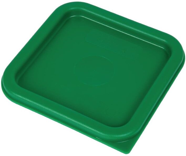 Cambro Camsquare deksel voor voedseldoos groen, 18,5(b) x 18,5(d)cm