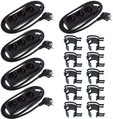 Stairville Snap black 10 pcs Bundle