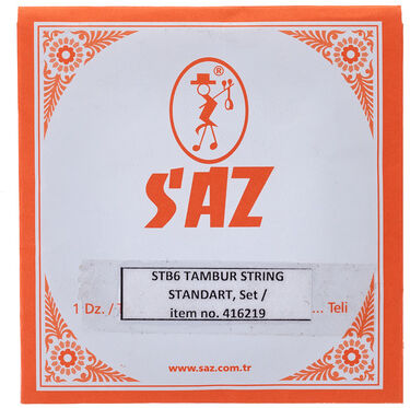 Saz STB6 Tambur Strings Set Std.