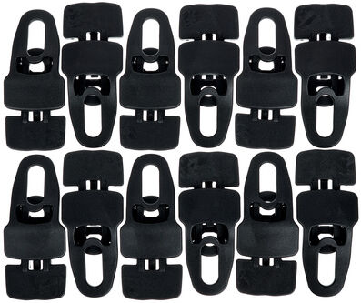 Holdon Midi Clip Black 12pcs Pack