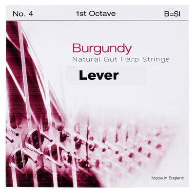 Bow Brand Burgundy 1st B Gut String No.4