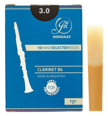 Gonzalez Bb Clarinet Reed FOF Cut 3