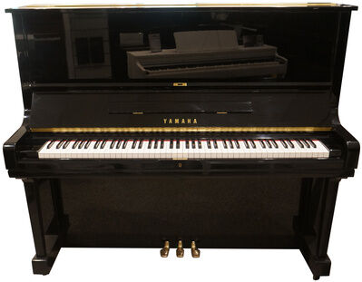 Yamaha U3G Piano used, Black Polished