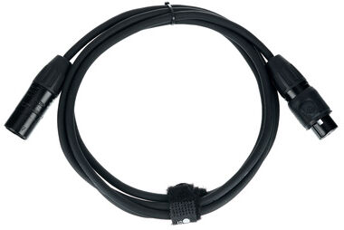 Stairville PDC3BK IP65 DMX Cable 2m 3pin