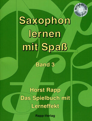 Horst Rapp Verlag Saxophone Lernen mit Spaß 3