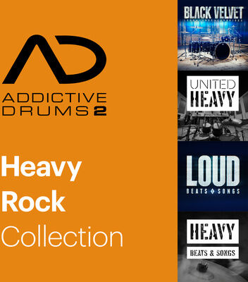 XLN Audio Addictive Drums 2 Heavy Rock Collection