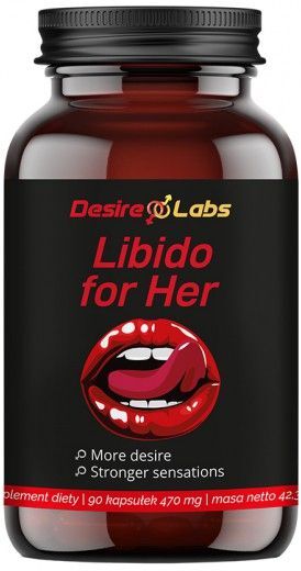 Desire Labs Libido for her Zwiększa Popęd Seksualny Kobiet 90 kaps.   100% ORYGINAŁ  DYSKRETNA PRZESYŁKA