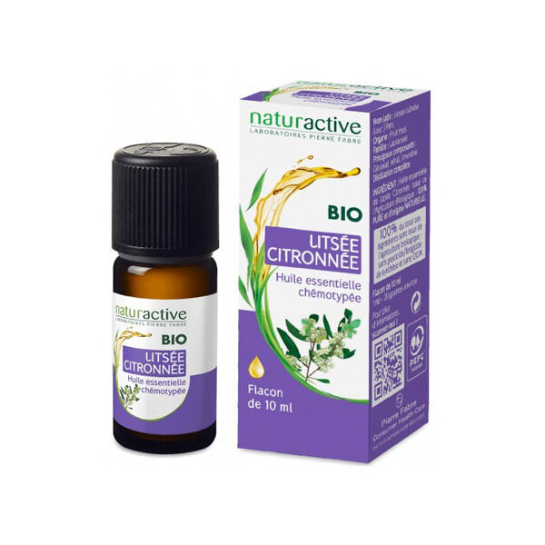 Naturactive Huile Essentielle Litsée Citronnée Bio 10ml