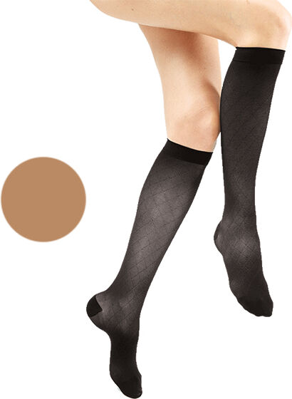 Gibaud Venactif Reflets de Teint Chaussettes Classe 2 Normal Taille 4 Hâlé