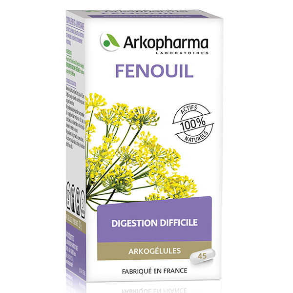 Arkopharma Arkogélules Fenouil 45 gélules