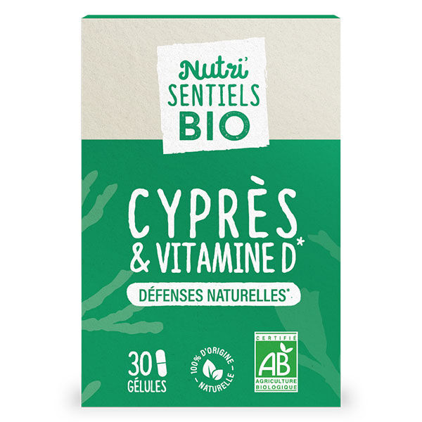 Nutrisanté Les Nutri'Sentiels Bio Cyprès Vitamine D 30 Gélules