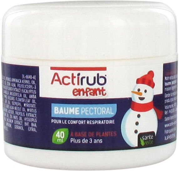 Santé Verte Actirub Baume Pectoral 40ml