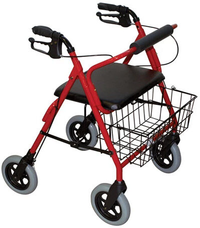 HMS-VILGO Déambulateur Rollator 4 Roues pour Personnes Fortes