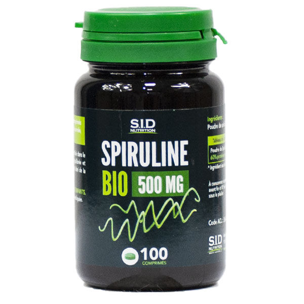 SID Nutrition Bio Spiruline 100 comprimés