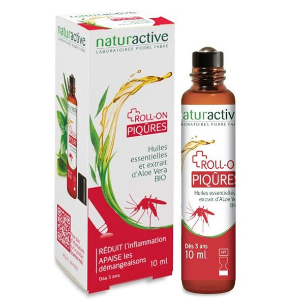 Naturactive Aromathérapie Roll'On Apaisant Piqures Insecte Moustique 10ml