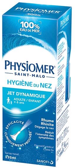 Sanofi Aventis Physiomer Hygiène du Nez Jet Dynamique 135ml