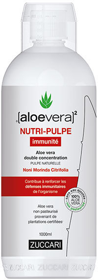 (aloevera)2 Zuccari Aloevera Zuccari Nutri-Pulpe Immunité 1L