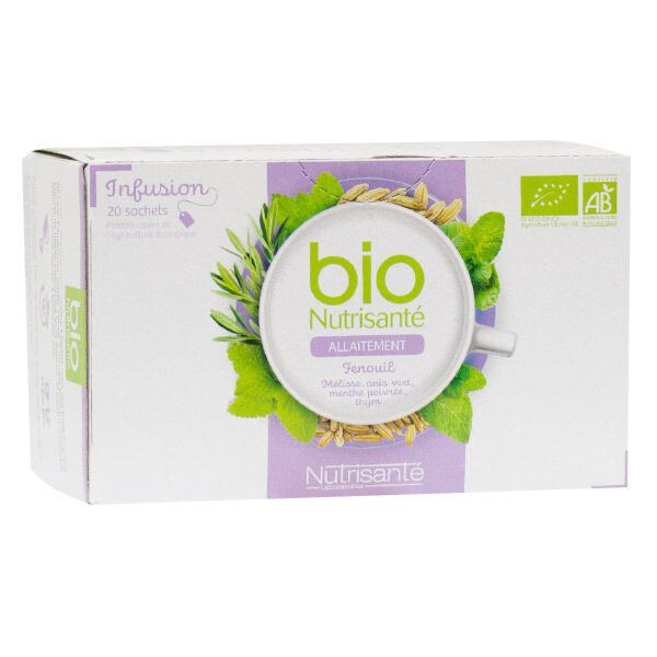 Nutrisanté Infusion Bio Allaitement 20 sachets