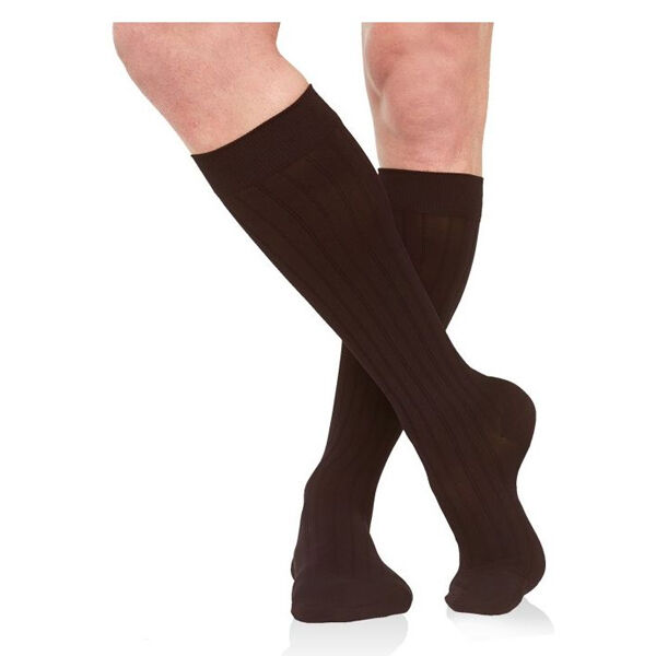 Medi France Mediven Homme Complice 20 Chaussettes Classe 2 Long Taille 3 Châtaigne