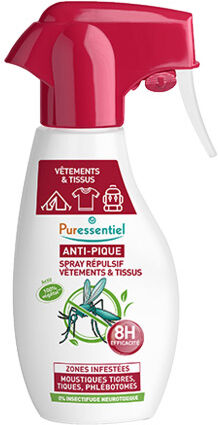 Puressentiel Anti-Pique Spray Répulsifs Vêtements et Tissus 150ml