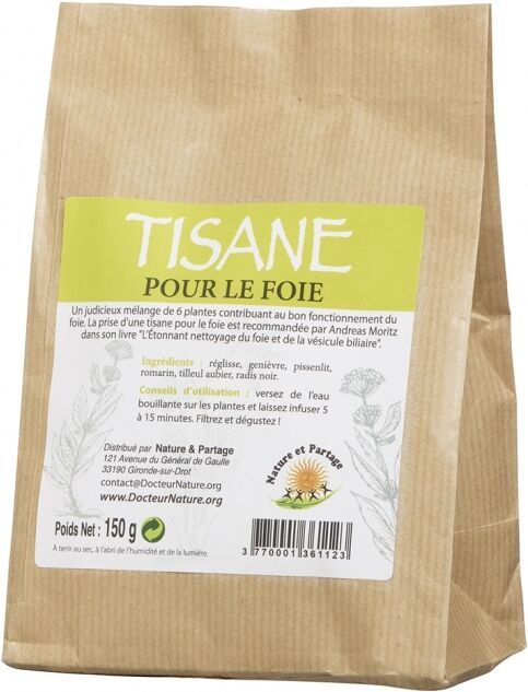 Nature Et Partage Tisane dépurative pour le foie - 150 g