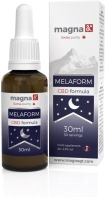 Magna GT Huile CBD + Mélatonine pour la nuit MELAFORM