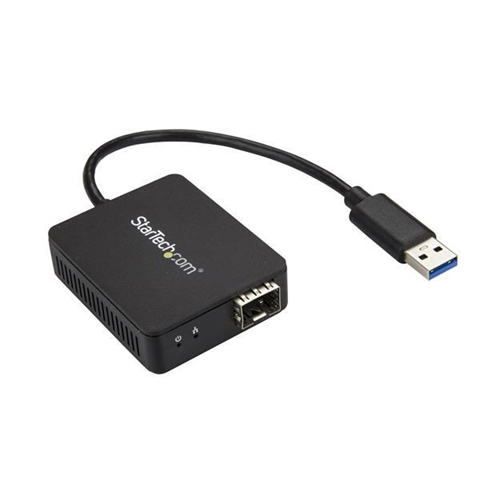StarTech.com Convertitore da USB 3.0 a fibra ottica - Adattatore compatto da USB a SFP aperto - Adattatore di rete da USB a Gigabit - Compatibile con adattatore in fibra USB 3.0 Multimodale (MMF)...
