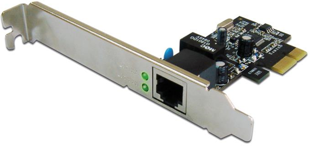 Digitus PCI-E Network Card 1000Mbit/s scheda di rete e adattatore