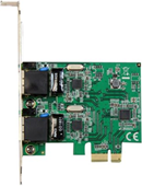 Startech Adattatore di rete .com scheda di rete ethernet pci express a 2 porte rj45 da 1 gbps st100