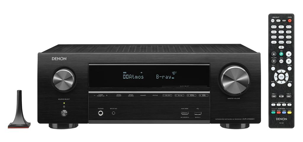 Denon AVR-X1600H ricevitore AV 80 W 7.1 canali Surround Compatibilit 3D Nero