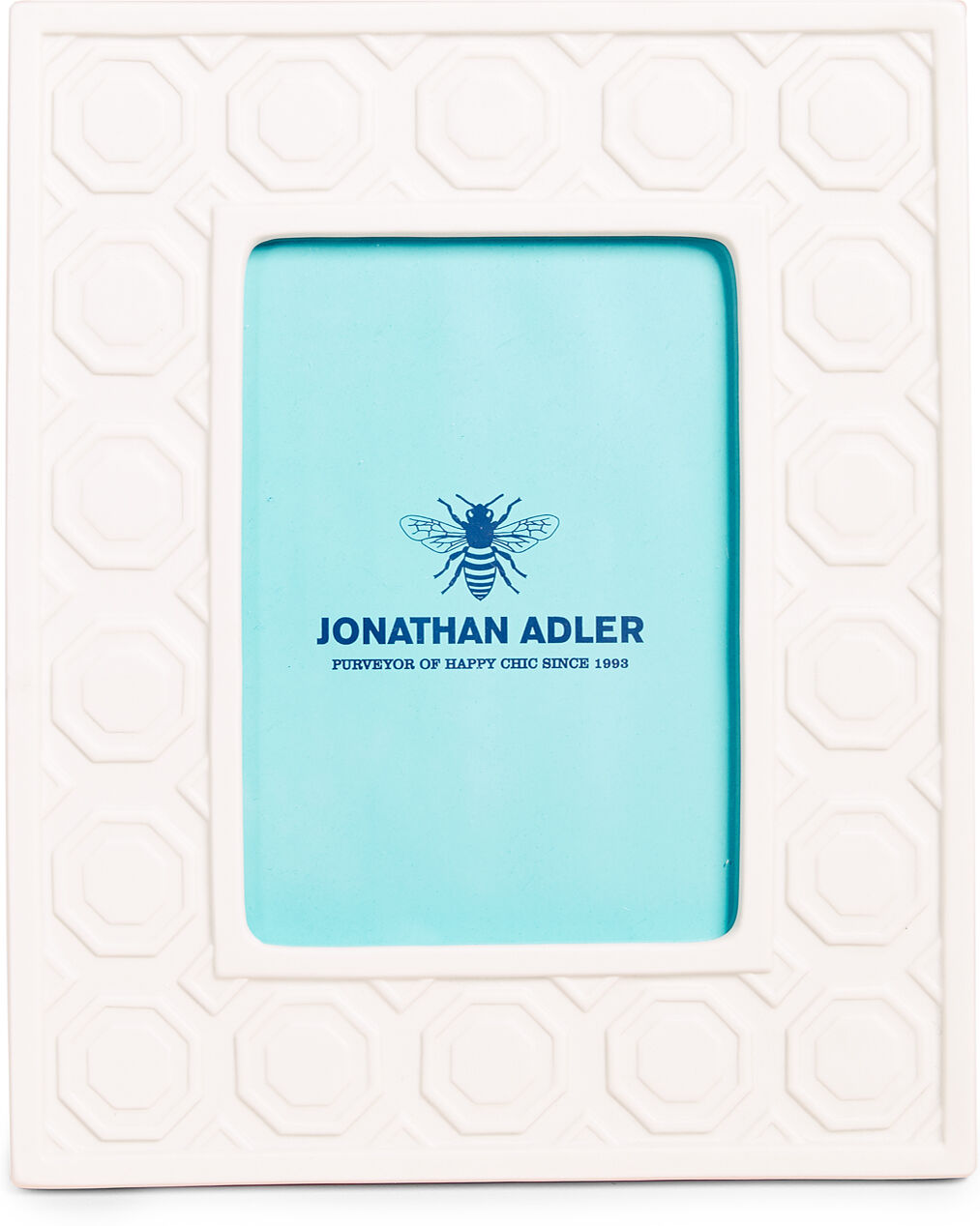 Jonathan Adler Charade Moulding 5x7 Frame White One Size    size: