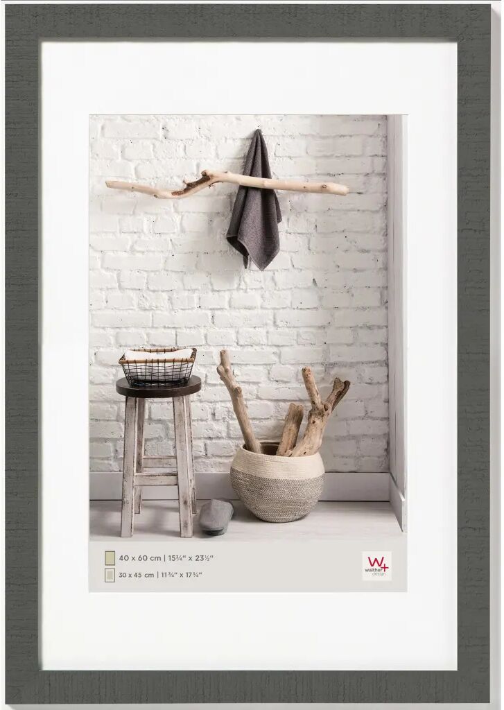 Walther Design Cadre photo Home 60x90 cm Gris